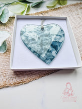 Load image into Gallery viewer, Personalised Glass Photo Christmas Ornament Bauble
