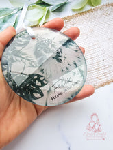 Load image into Gallery viewer, Pet Memorial -Dog Cat Personalised Glass Photo Christmas Ornament Bauble