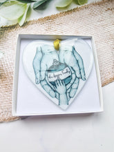 Load image into Gallery viewer, Family Hands Bauble Personalised Christmas Ornament