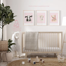 Load image into Gallery viewer, BABY FARM ANIMALS NURSERY PICTURES GENDER NEUTRAL FARM THEME POSTERS - BABY ANIMALS - HOME WALL ART - FARM HOUSE - BABY SHOWER IDEAS