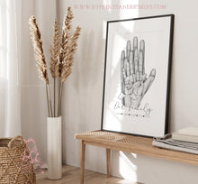 Load image into Gallery viewer, Custom Family portrait picture with Pets - Gift for family with new baby - Wedding gift idea - Mothers Day Gift - Mothering Sunday for new mom