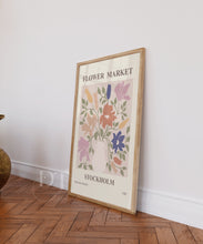 Load image into Gallery viewer, Colourful Set of 3 Flower Market - Home Wall Art - Boho - Modern Home decor