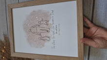 Load and play video in Gallery viewer, Fathers Day Foil Star Map Line Art Print