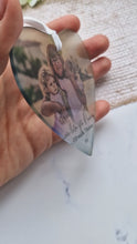 Load and play video in Gallery viewer, Personalised Glass Photo Christmas Ornament Bauble