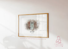 Load image into Gallery viewer, Custom House Painting Illustration Digital watercolour sketch