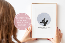 Load image into Gallery viewer, FATHERS DAY GIFT  Star Map ,Unique Personalised Fathers Day Present, Gift for him, Grandad Star Chart,  Birthday Gift,