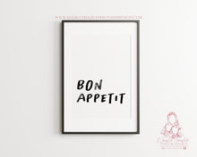 Load image into Gallery viewer, BON APPETIT- Kitchen Home Decor print - Gallery wall