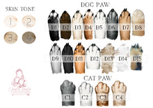 Load image into Gallery viewer, Personalised family portrait with a pet - Custom family painting with a cat or dog
