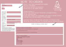 Load image into Gallery viewer, NEWBORN LINE ART BIRTH PRINT