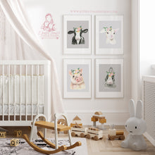 Load image into Gallery viewer, BABY FARM ANIMALS NURSERY PICTURES GENDER NEUTRAL FARM THEME POSTERS - BABY ANIMALS - HOME WALL ART - FARM HOUSE - BABY SHOWER IDEAS