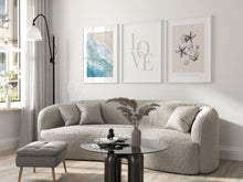 Load image into Gallery viewer, Beige Minimalist Seashells line art