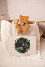 Load image into Gallery viewer, GREENERY WREATH BABY SCAN ART  - ULTRA SOUND- MOTHERS DAY