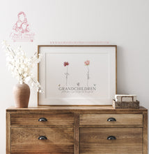 Load image into Gallery viewer, Grandparents Gift for Her - For Nana, Birthday Present idea for Nanny - Mothers day gift for grandparents from Grandchildren