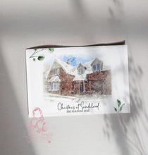 Load image into Gallery viewer, Christmas Custom House Painting Illustration Digital watercolour sketch