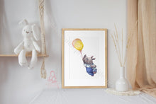 Load image into Gallery viewer, Balloon Cute Animal Nursery Decor Childrens Prints