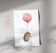 Load image into Gallery viewer, Balloon Cute Animal Nursery Decor Childrens Prints