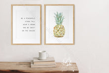 Load image into Gallery viewer, Be A Pineapple Set Of 2 Affirmations Stand Tall Prints