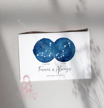 Load image into Gallery viewer, Couples Zodiac Constellation - Star Sign Astrogology
