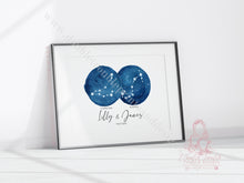 Load image into Gallery viewer, Couples Zodiac Constellation - Star Sign Astrogology