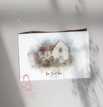 Load image into Gallery viewer, Custom House Painting Illustration Digital Watercolour Sketch