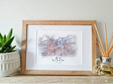 Load image into Gallery viewer, Custom House Painting Illustration Digital Watercolour Sketch