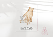 Load image into Gallery viewer, Dad And Children Hands -Personalised Father Print