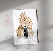 Load image into Gallery viewer, Dog Family Paw Print - Prints Pets