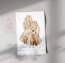 Load image into Gallery viewer, Dog Family Paw Print - Prints Pets