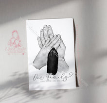 Load image into Gallery viewer, Dog Family Paw Print - Prints Pets