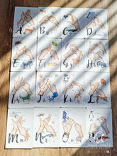 Load image into Gallery viewer, Educational British Sign Language Animal Alphabet Flash Cards