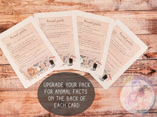 Load image into Gallery viewer, Educational Watercolour Animal Alphabet Flash Cards
