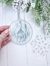 Load image into Gallery viewer, Family Hands Bauble Personalised Christmas Ornament