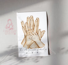Load image into Gallery viewer, Family Hands- Married - Back Of Hands