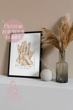 Load image into Gallery viewer, Family Hands- Married - Back Of Hands