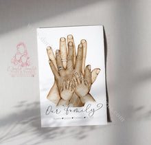 Load image into Gallery viewer, Family Hands- Married - Back Of Hands