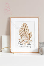Load image into Gallery viewer, Family Hands- Palms - Dog Cat Paw
