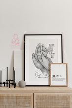 Load image into Gallery viewer, Family Of 3 Newborn Baby Personalised Mother Father Son Daughter