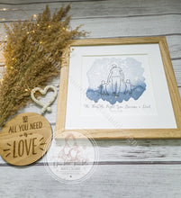 Load image into Gallery viewer, Fathers Day Foil Star Map Line Art Print