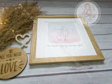 Load image into Gallery viewer, Fathers Day Foil Star Map Line Art Print