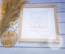 Load image into Gallery viewer, Fathers Day Foil Star Map Line Art Print