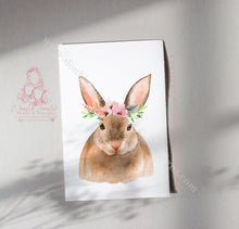 Load image into Gallery viewer, Floral Woodland Prints Set Of 3 Forest Friends Nursery Decor Animal