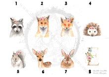 Load image into Gallery viewer, Woodland Prints Forest Friends Nursery Decor Animal