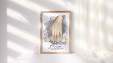 Load image into Gallery viewer, Gift For Mum// Mom & Children Custom Painting// Mothers Day Hand Print