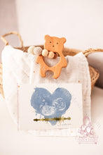 Load image into Gallery viewer, Heartbeat Foil Playable Baby Scan Art With Qr Code