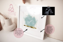 Load image into Gallery viewer, Heartbeat Ultrasound Baby Scan Soundwaves Qr Code