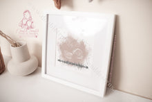 Load image into Gallery viewer, Heartbeat Ultrasound Baby Scan Soundwaves Qr Code