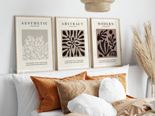Load image into Gallery viewer, Neutral Abstract Aesthetic Set of 3 - BMS02