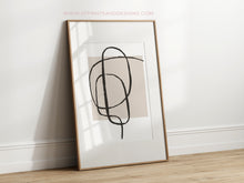 Load image into Gallery viewer, Beige Abstract Modern Art