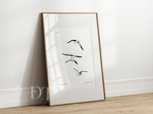 Load image into Gallery viewer, Seagull Birds minimalist line art