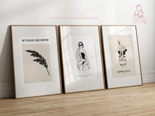 Load image into Gallery viewer, Studio Boheme Minimal Modern Pampas Art Gallery Poster